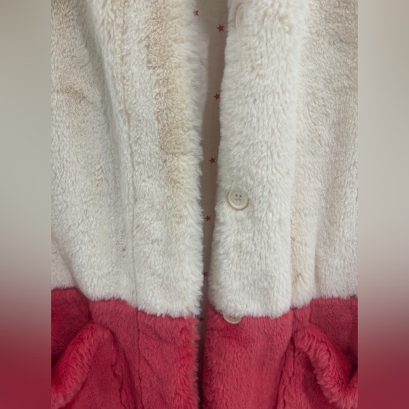 Boden Mini Boden Faux Fur Color Block Two Toned Jacket 11-12 years - Picture 3 of 7